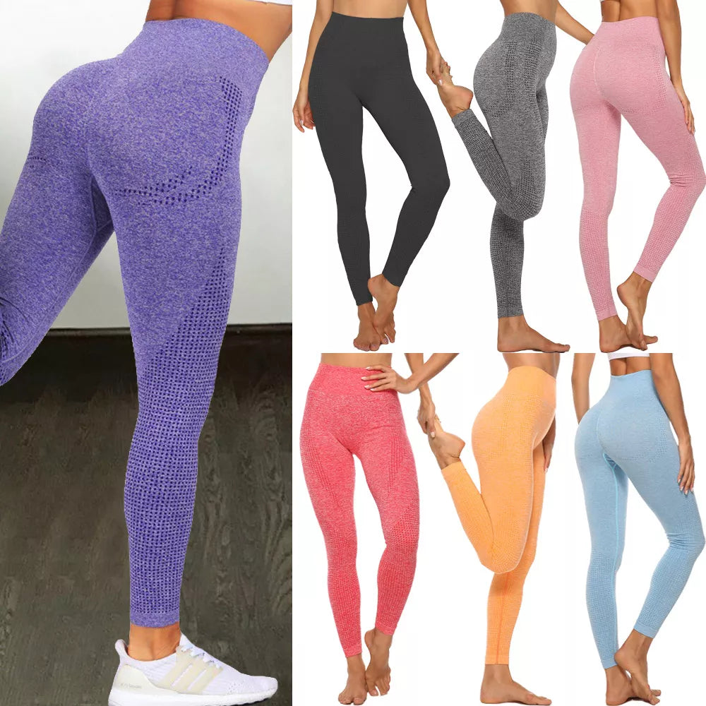 Mesh Patchwork Booty Leggings Women High Waist Black Yoga Pants Peachl –  Top Yoga Essentials
